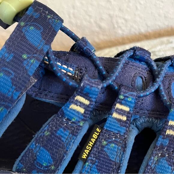 Keen Kids Newport H2 Sandals Kids Size 12 Outdoor Drawstring Wahsable - Picture 4 of 12